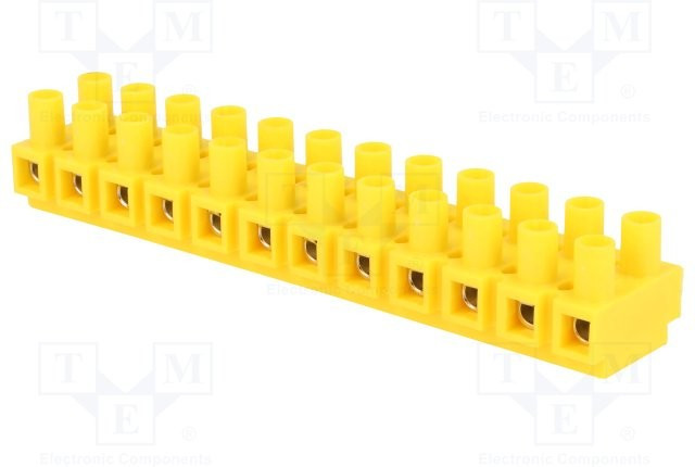 TLZ-4, Клеммник, зажим под винт, 0,75-4мм2, 690В, 32А, Кол-во полюс: 12