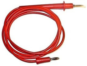 BU-2741-D-48-2, 4 mm Test lead With Needle Test Probe Male, 600V, 10A, 1.2m Lead Length