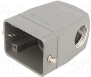 MX-93601-1176, Корпус: для разъемов HDC, размер 10А, на провод, на защелке, PG16 MX-93601-1176, Корпус: для разъемов HDC, размер 10А, на провод, на защелке, PG16