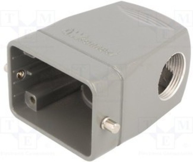 MX-93601-1176, Корпус: для разъемов HDC, размер 10А, на провод, на защелке, PG16 MX-93601-1176, Корпус: для разъемов HDC, размер 10А, на провод, на защелке, PG16