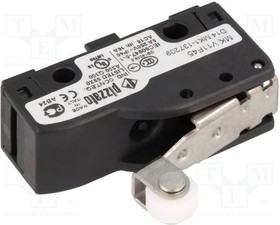 MKV11F45, Микропереключатель SNAP ACTION, с рычагом (с роликом), SPDT