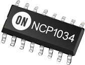NCP1034DR2G, Интегральный DC-DC преобразователь SO16-150