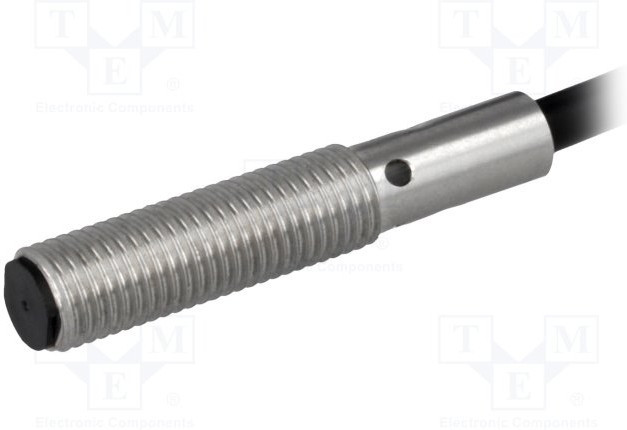 E2BS08KS01WPB12M, Датчик индуктивный, 10-30ВDC, М8, Подключение провод 2м, IP67