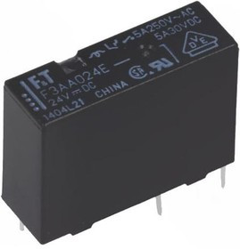 FTR-F3AA024E-HA, Реле: электромагнитное, SPST-NO, Uобмотки: 24ВDC, 5A/250ВAC, 5А FTR-F3AA024E-HA, Реле: электромагнитное, SPST-NO, Uобмотки: 24ВDC, 5A/250ВAC, 5А