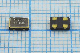 Кварцевый генератор 40МГц 1.8В,HCMOS в корпусе SMD 5x3.2мм, гк 40000 \\SMD05032C4\CM\ 1,8В\SCO-531\S