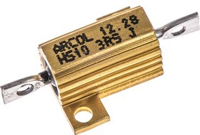 HS103R9J, Res Wirewound 3.9 Ohm 5% 5/10W ±100ppm/°C Aluminum Housed AXL Chassis Mount