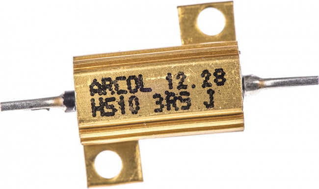 HS103R9J, Res Wirewound 3.9 Ohm 5% 5/10W ±100ppm/°C Aluminum Housed AXL Chassis Mount