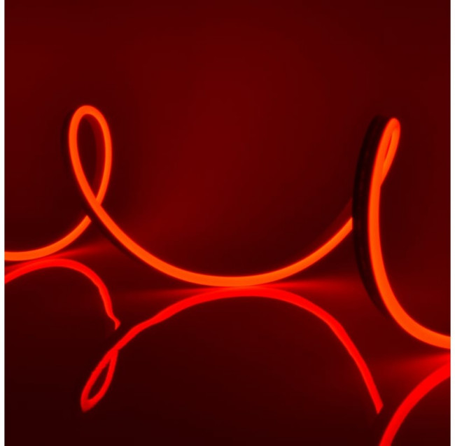 Светодиодная гибкая герметичная лента ULS-N11-2835- 120LED/m-8mm- IP67-DC24V-10W/m-15M-RED UL-00009101