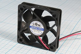 Вентилятор 50x50x10, напряжение 5В, мощность 1,1Вт, выводы 2L, подшипник скольжения, KF0510S5H-R JAM