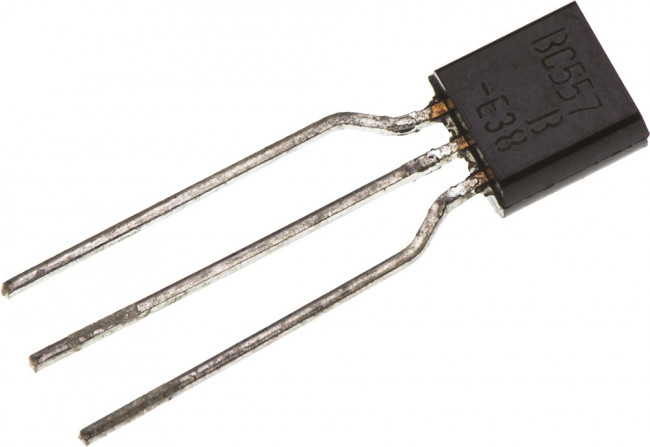 BC557BTA, Биполярный транзистор, PNP, 45 В, 100 мА, 500 мВт, TO-92, Through Hole