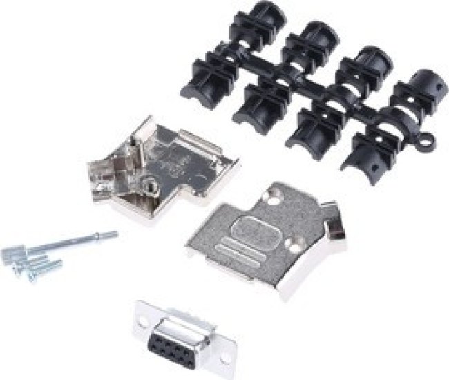 D45ZK9-DM9S-K, D45ZK 9 Way D-sub Connector D45ZK9-DM9S-K, D45ZK 9 Way D-sub Connector