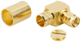 132299, RF Connectors / Coaxial Connectors SMA R/A PLUG 7810A/ LMR400 GOLD