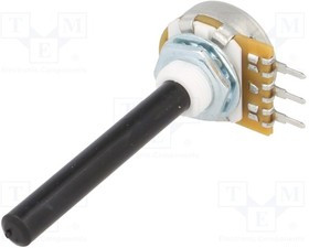 PC20BU-220K-LIN, Потенциометр: осевой, однооборотный, 220кОм, ±20%, 0,4Вт, линейная