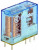 40.61.9.012.0000, Реле 1 переключ. 12VDC, 16A/230VAC SPDT