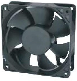 OD1238-48HBIP69K, DC Fans DC Fan, 120x120x38mm, 48VDC, 124CFM, 0.1A, 44dBA, 2900RPM, Ball, Wire, IP69K