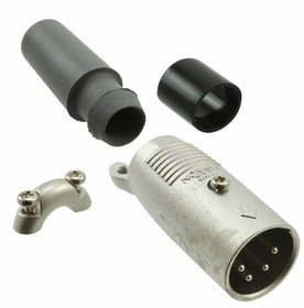 XLR-4-12C, Circular MIL Spec Connector AUDIO 4 PIN