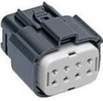 0194180022, Conn Housing RCP 8 POS 5.84mm Crimp ST Cable Mount Black MX150L™ Bag 0194180022, Conn Housing RCP 8 POS 5.84mm Crimp ST Cable Mount Black MX150L™ Bag
