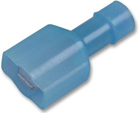 STMDFNY2-250, Nylon Disconnector Crimp Terminal Blue 16A Male, 100 Pack