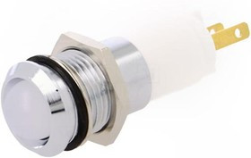 SWBU14624A, Индикат.лампа светодиод, вогнутый, белый, 24 28ВDC, 24 28ВAC
