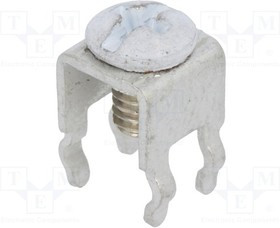 KEYS7797-4, Наконечник: зажим под винт, THT,зажим под винт, белый, 7x5мм