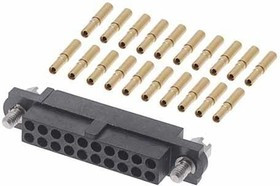 M80-4611642, Headers &amp; Wire Housings 16P FEMALE DIL CRIMP GOLD CLIP