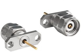 RFSMAA2PEGIDHE, jack Flange Mount Circular Coaxial Connector, Plug In Termination, Straight Body
