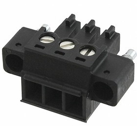 1763180, Pluggable Terminal Blocks 3 Pos 3.81mm pitch Plug 28-16 AWG Screw