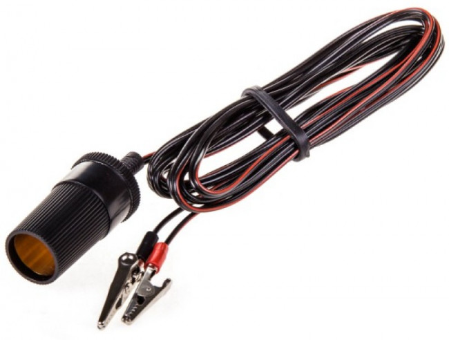 Удлинитель прикуривателя 3м с крокодилами S00702001