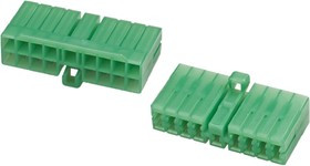 172500-4, Multi-Interlock Mark II Male Connector Housing, 17 Way, 2 Row