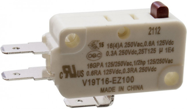 V19T16-EZ100, Микропереключатель SPDT 250В 16А