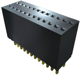 SMS-106-01-G-S, Headers &amp; Wire Housings Through-Hole Micro Socket, 0.050" x 0.100" Pitch