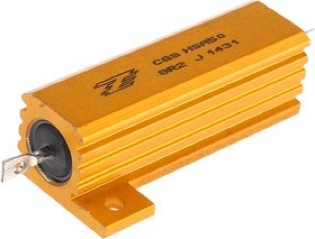 HSA508R2J, 8.2 50W Wire Wound Chassis Mount Resistor HSA508R2J ±5%