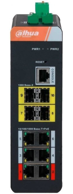 Коммутатор Dahua DH-IS4410-6GT-120 6x1Гбит/с 4SFP 6PoE 120W управляемый