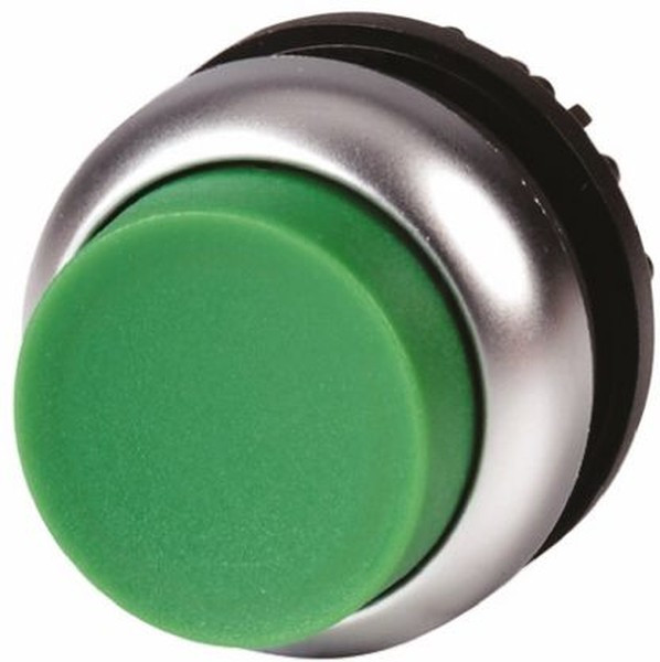 78635818 M22-DRLH-G+M22-A, RMQ Titan Series Green Illuminated Maintained Push Button Head, 22mm Cutout, IP69K