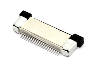 Разъем FPC Half Coverage Top Contact 0.5K-BS-20PWB 20 pin высота 2мм шаг 0,5мм