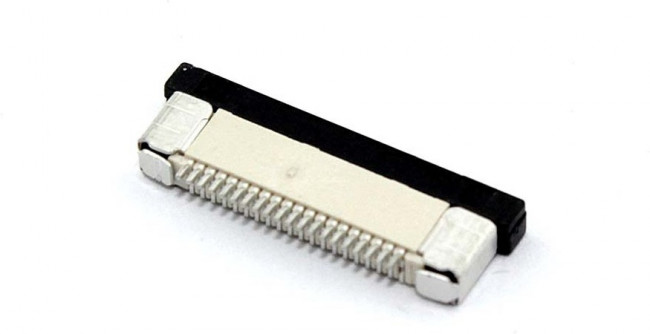 Разъем FPC Half Coverage Top Contact 0.5K-BS-20PWB 20 pin высота 2мм шаг 0,5мм