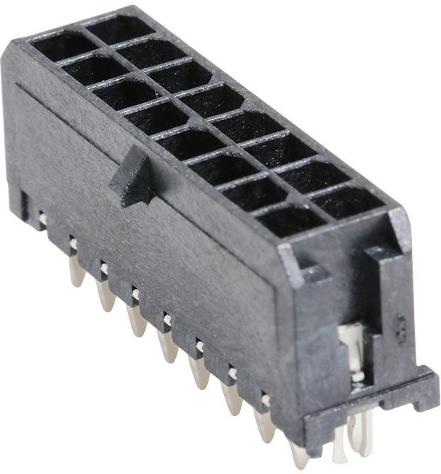 43045-1625, Headers &amp; Wire Housings Microfit 3.0 V PTH clip DR 15Au 16Ckt