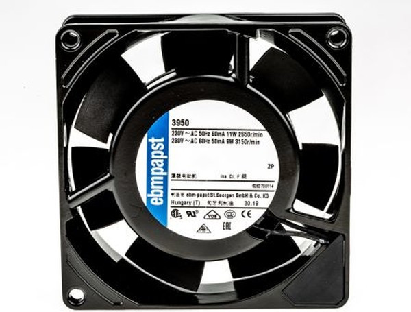 Вентилятор Ebmpapst 3950 осевой AC 92x92x25 230V Вентилятор Ebmpapst 3950 осевой AC 92x92x25 230V
