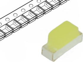 OSWA0602C1E, LED; SMD; 0602; white cold; 300?550mcd; 6000-12500K; 120°; 20mA