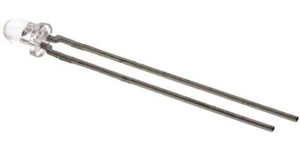 SFH 4350, ИК-передатчик, 3мм, 860нм, прозрачная, 200мВт, 13°, THT, 100мА