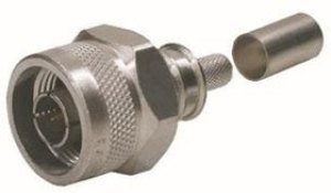 TC-200-NMH-X, RF Connectors / Coaxial Connectors N-Male (plug) crimp connector TC-200-NMH-X, RF Connectors / Coaxial Connectors N-Male (plug) crimp connector