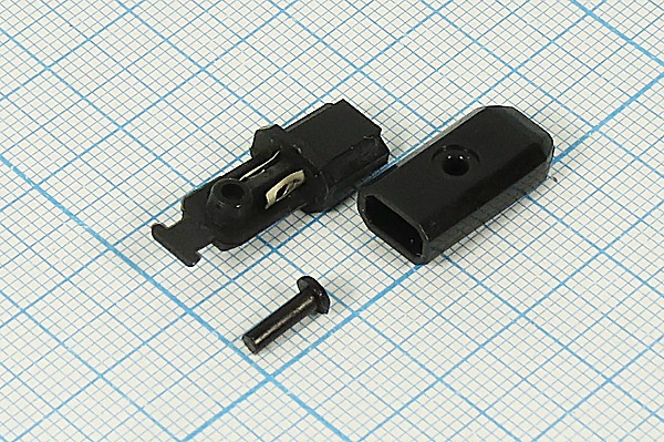 Разъем питания DC розетка, 7.8x5x3.1, 2HP, на кабель, ОНП-ВГ-2/27x9Р34, 1А 20В