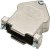 MHDU45ZK15-K, Корпус: для разъемов D-Sub, D-Sub 15pin, D-Sub HD 26pin, UNC4-40