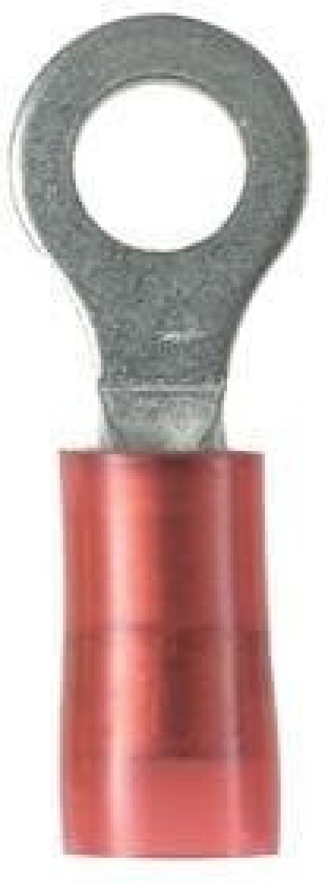 PN18-4RN-M, TERMINAL, RING TONGUE, #4, 18AWG, RED