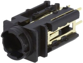 ACJM-PVB-2S, Гнездо, Jack 6,35мм, "мама", mono,с пластмассовой гайкой, прямой