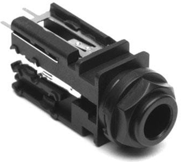 ACJM-PVB-2S, Гнездо, Jack 6,35мм, "мама", mono,с пластмассовой гайкой, прямой ACJM-PVB-2S, Гнездо, Jack 6,35мм, "мама", mono,с пластмассовой гайкой, прямой