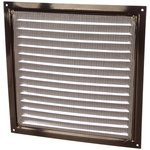 Решетка вентиляционная стальная, эмаль 300x300 коричневая 3030МЭ кор 87-918 Решетка вентиляционная стальная, эмаль 300x300 коричневая 3030МЭ кор 87-918