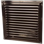 Решетка вентиляционная стальная, эмаль 300x300 коричневая 3030МЭ кор 87-918 Решетка вентиляционная стальная, эмаль 300x300 коричневая 3030МЭ кор 87-918