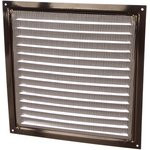 Решетка вентиляционная стальная, эмаль 300x300 коричневая 3030МЭ кор 87-918 Решетка вентиляционная стальная, эмаль 300x300 коричневая 3030МЭ кор 87-918