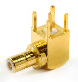 HYR-1210 (GSB-1210), Разъем SMB, гнездо угловое, на плату